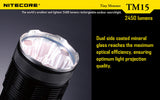 NiteCore TM15 Tiny Monster 2450 Lumen LED Flashlight