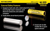NITECORE 3400mAh Protected Li-ion 18650 Rechargeable Battery