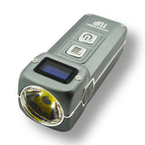 Nitecore TUP 1000 Lumen Rechargeable Pocket Light OLED Display Flashlight Grey