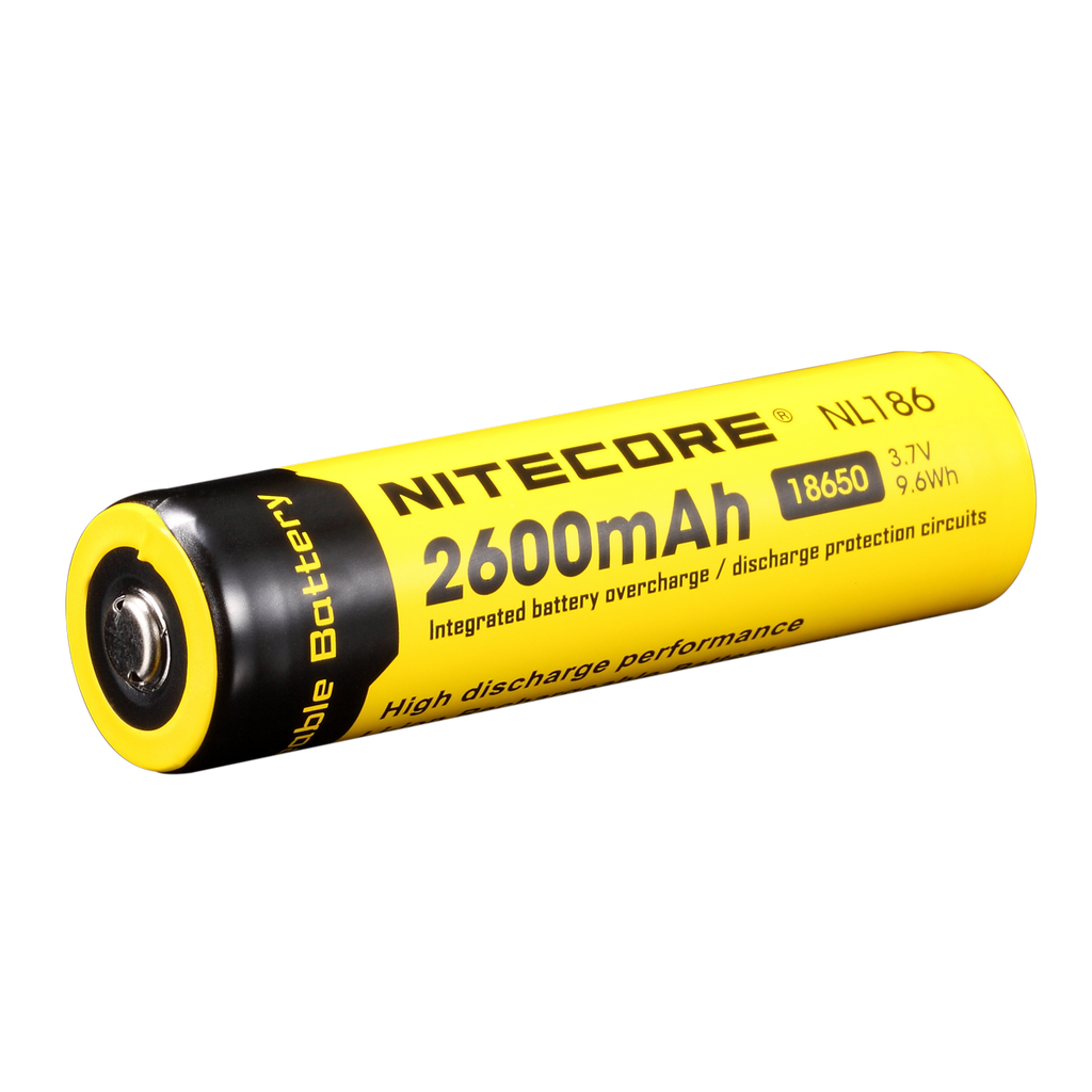 NITECORE 2600mAh Protected Li-ion 18650 Rechargeable Battery