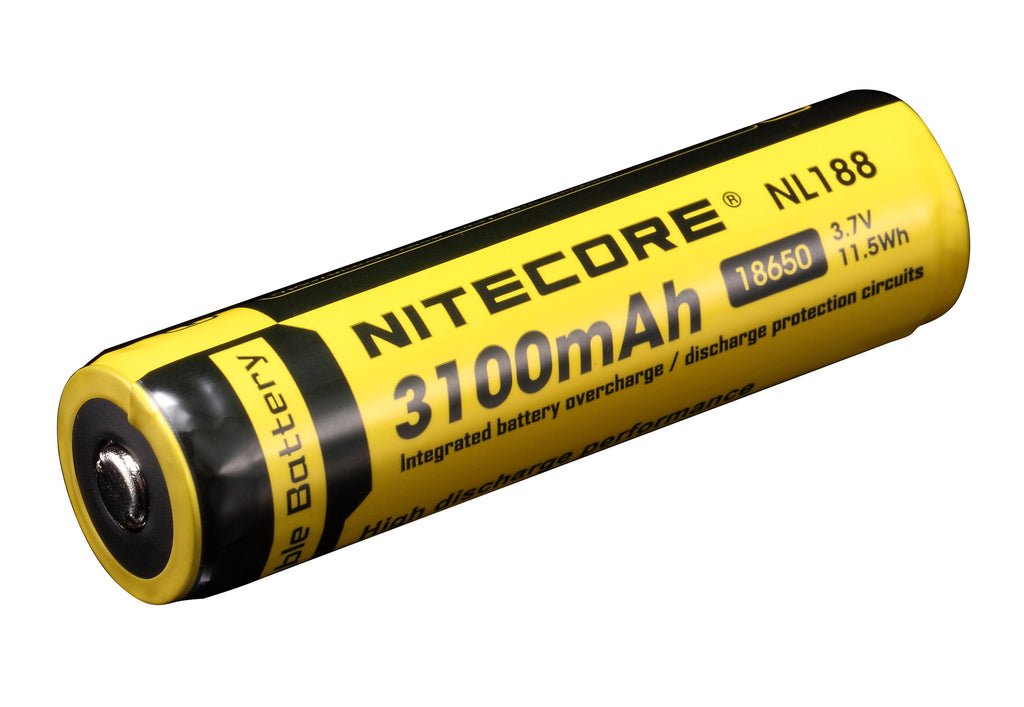 NITECORE 3100mAh Protected Li-ion 18650 Rechargeable Battery
