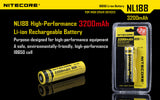 NITECORE NL188 3200 mAh Protected Li-ion 18650 Rechargeable Battery