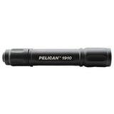 Pelican 1910 Flashlight Compact LED Pocket Light, Black w/ 3 AAAs & Battery Case