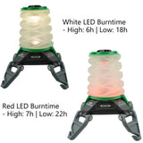 Princeton Tec Helix Rechargeable Lantern, Swipe-Activated LED Light, Black/Green