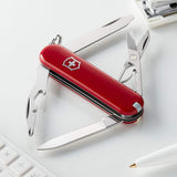 Victorinox Swiss Army Rambler Pocket Knife, 10 Functions - Red