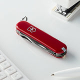 Victorinox Swiss Army Rambler Pocket Knife, 10 Functions - Red