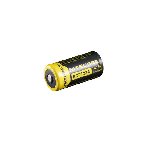 NITECORE 650mAh Protected Li-ion RCR123A Rechargeable Battery