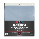 BCW 1-RSLV 33 RPM Record Sleeves, 100 Count, Archival Safe