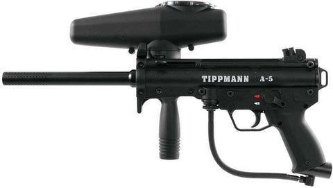 Tippmann A5 Basic .68 Caliber Semi-Auto Paintball Marker W/SS, Black 14231