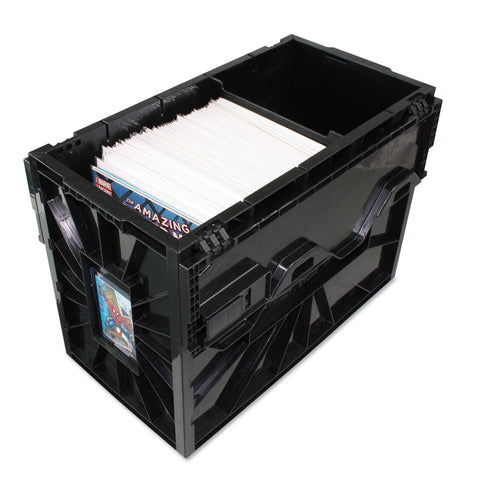 BCW Short Comic Bin, Heavy Duty, Acid Free, 16-1/2" x 12-1/4", Black