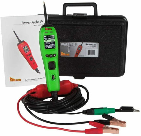 Power Probe IV Circuit Tester Kit with Case and Accessories, Green