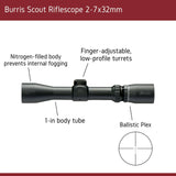 Burris Scout Scope 2-7x32mm Ballistic Plex
