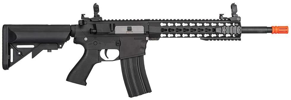 Lancer Tactical M4 KeyMod Gen 2 EVO AEG Airsoft Rifle, LT-12BK-G2, Black