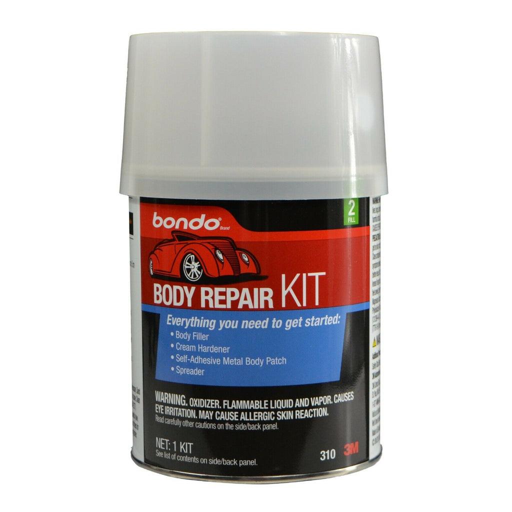 Bondo Body Repair Kit, Original Formula for Fast, Easy Repair & Restoration of Your Vehicle, 1 Kit