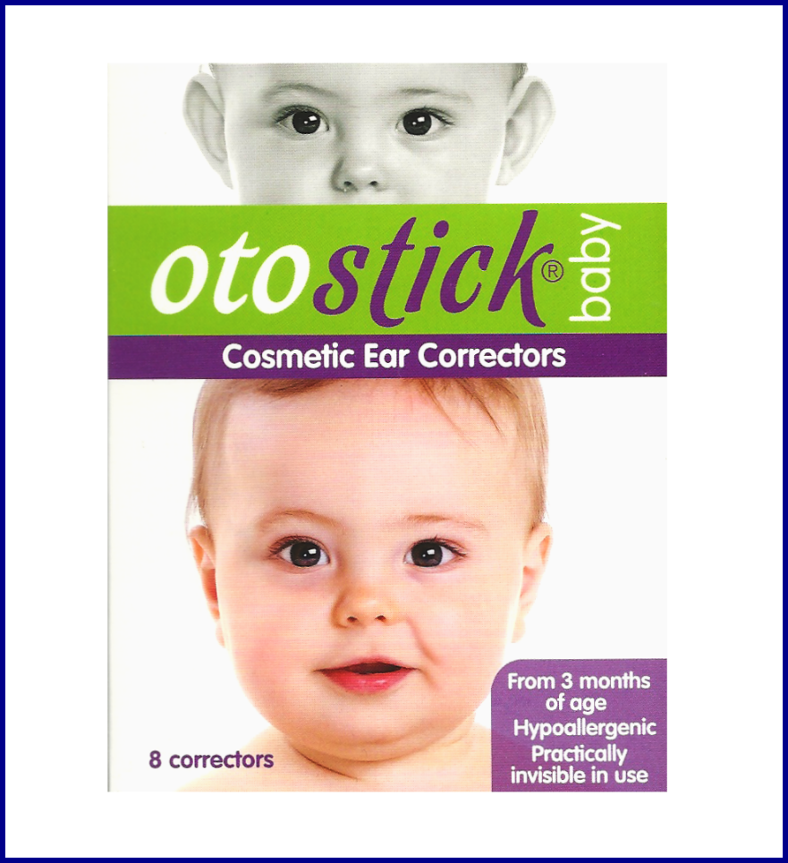 Otostick Baby, Aesthetic Correctors for Prominent Ears, 8 Correctors & 1 Cap