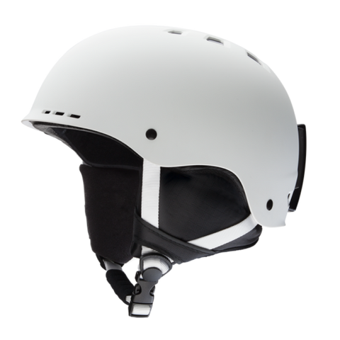 Smith Holt Matte White Winter Snow Helmet, Medium 55-59cm