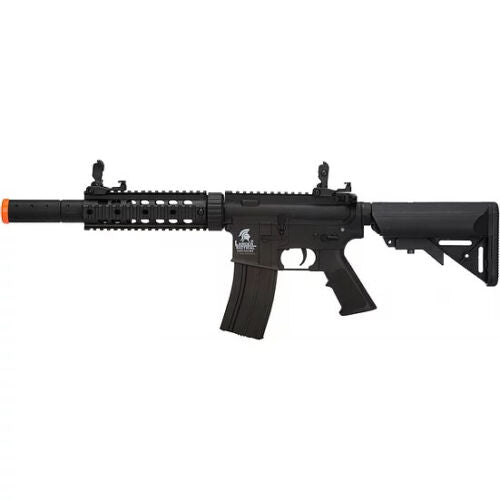 Lancer Tactical 15BL-G2 M4 Low FPS SD GEN 2 Polymer AEG Airsoft Rifle, Black