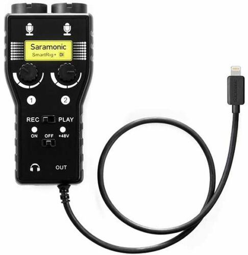 Saramonic SmartRig+Di Professional 2-Channel Audio Interface for iPhone and iPad