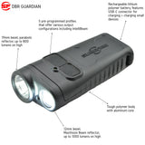 SureFire Guardian Rechargeable Flashlight Dual Beam 1000 Lumens w/ Intellibeam