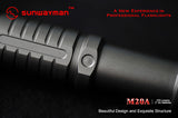 M20A  Cree XM-L Mini Magnetic Control Flashlight - 2XAA