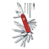 Victorinox Swiss Champ Swiss Army Pocket Knife Multi-Tool 33 Functions - Red