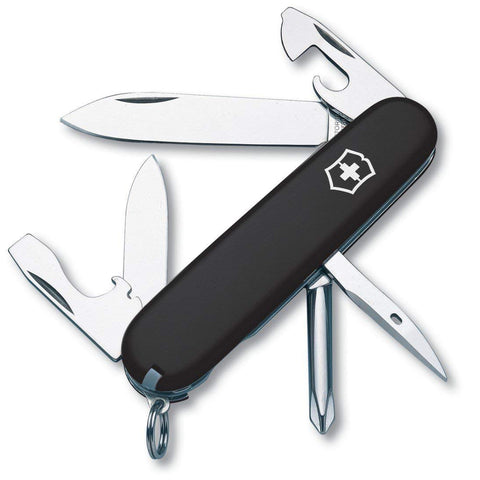 Victorinox Tinker Swiss Army Pocket Knife with 12 Functions - Black