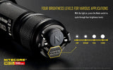 NiteCore TM03 LED Flashlight with IMR18650 Rechargeable Battery 2800 Lumen