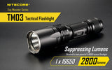 NiteCore TM03 LED Flashlight with IMR18650 Rechargeable Battery 2800 Lumen