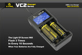 Xtar VC2 USB Li-ion Battery Charger