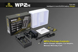 XTAR WP2H Two Slot Intelligent Li-ion LiFePO4 Battery charger USB Power Bank