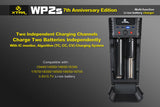 Xtar WP2S Li-ion Battery Charger Power Bank 10440 14500 16340 18350 13650 1870