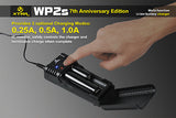 Xtar WP2S Li-ion Battery Charger Power Bank 10440 14500 16340 18350 13650 1870